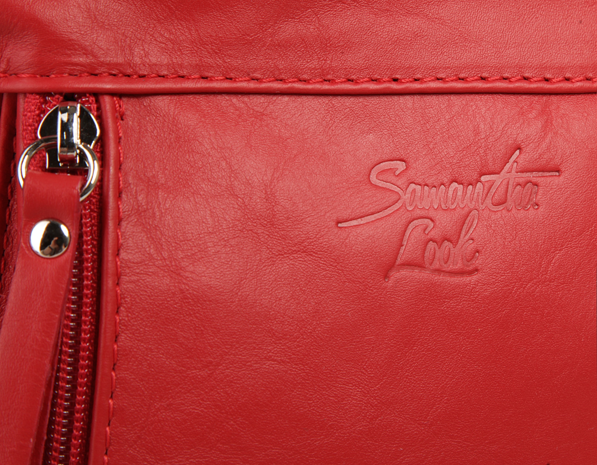 Samantha Look Cityrucksack echt Leder, Made in Italy
