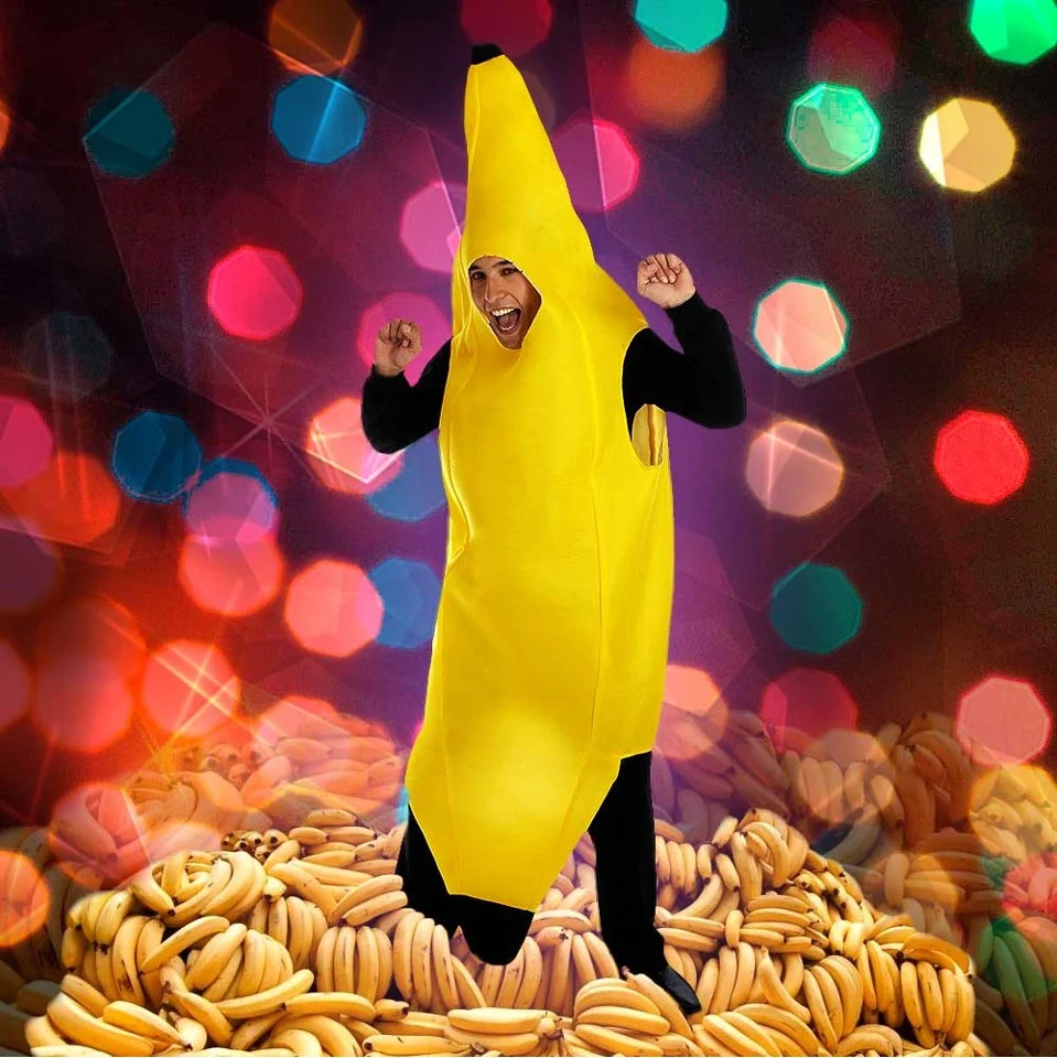 Banan Kostume - Voksen - Onesize