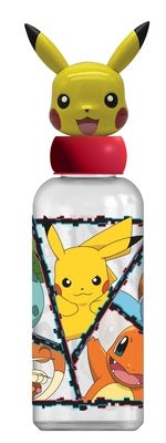 Pokémon 3D Figurine Vannflaske 560 ml, Multi