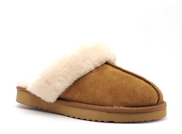 Kelara chaussons femme k31230 marron