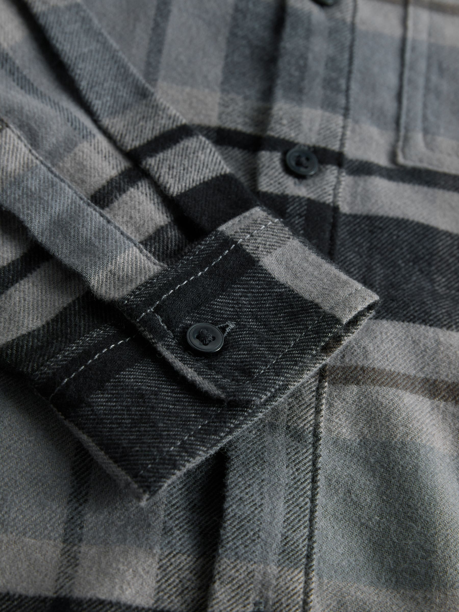 The Set 2 Pack Brushed Cotton Flannel Shirts