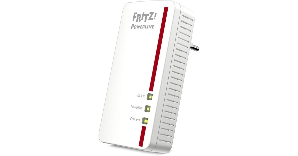 FRITZ!Powerline 1260E International  (Wit, 1 stuks, Mesh Wi-Fi)