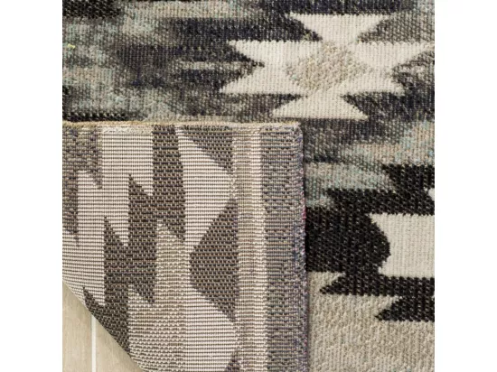 Tapis Grey & Black 91 X 152 cm - Lailee