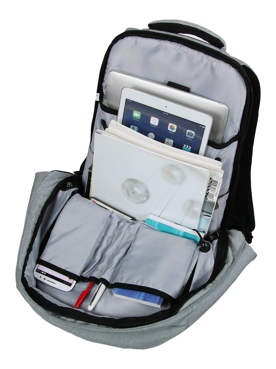 Sac À dos ordinateur antivol Bagsmart Commuter 15.6 pouces
