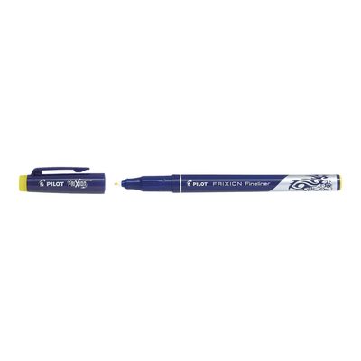 Pilot FriXion Fineliner - Feutre fin effaçable - jaune