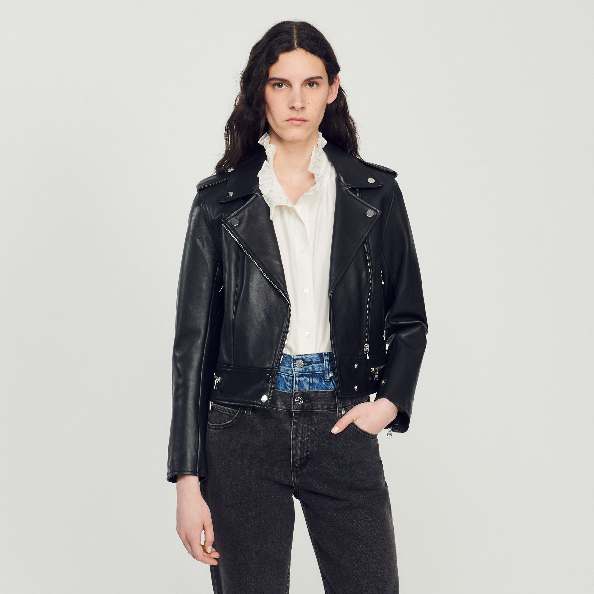 Blouson en cuir