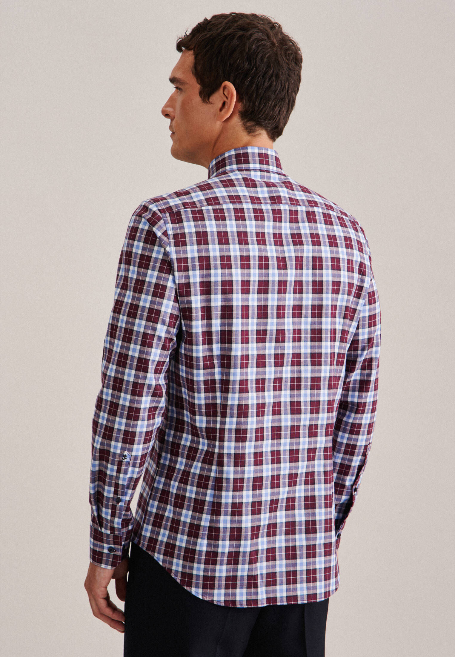Seidensticker| Herren Flanellhemd X-Slim