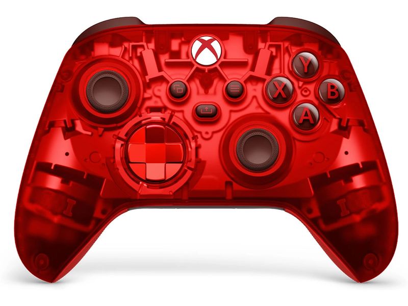 Microsoft Xbox Wireless Controller Pulse Cipher Special Edi Rotes transparentes Gamepad