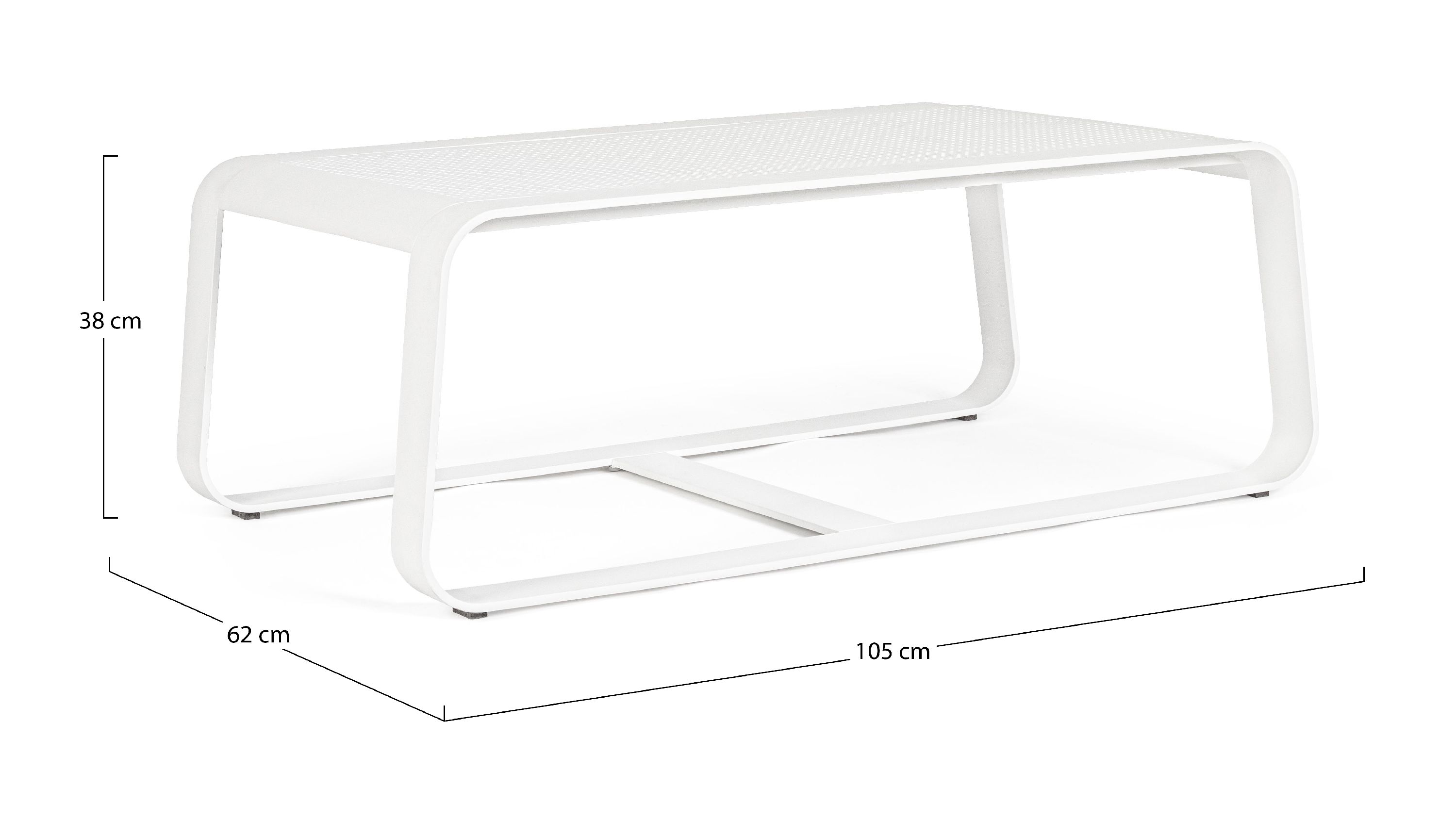 Loungetisch MERRIGAN weiss