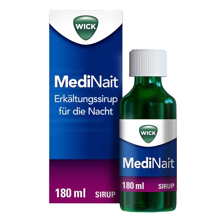 WICK MediNait Erkältungssirup für die Nacht, 180 ml