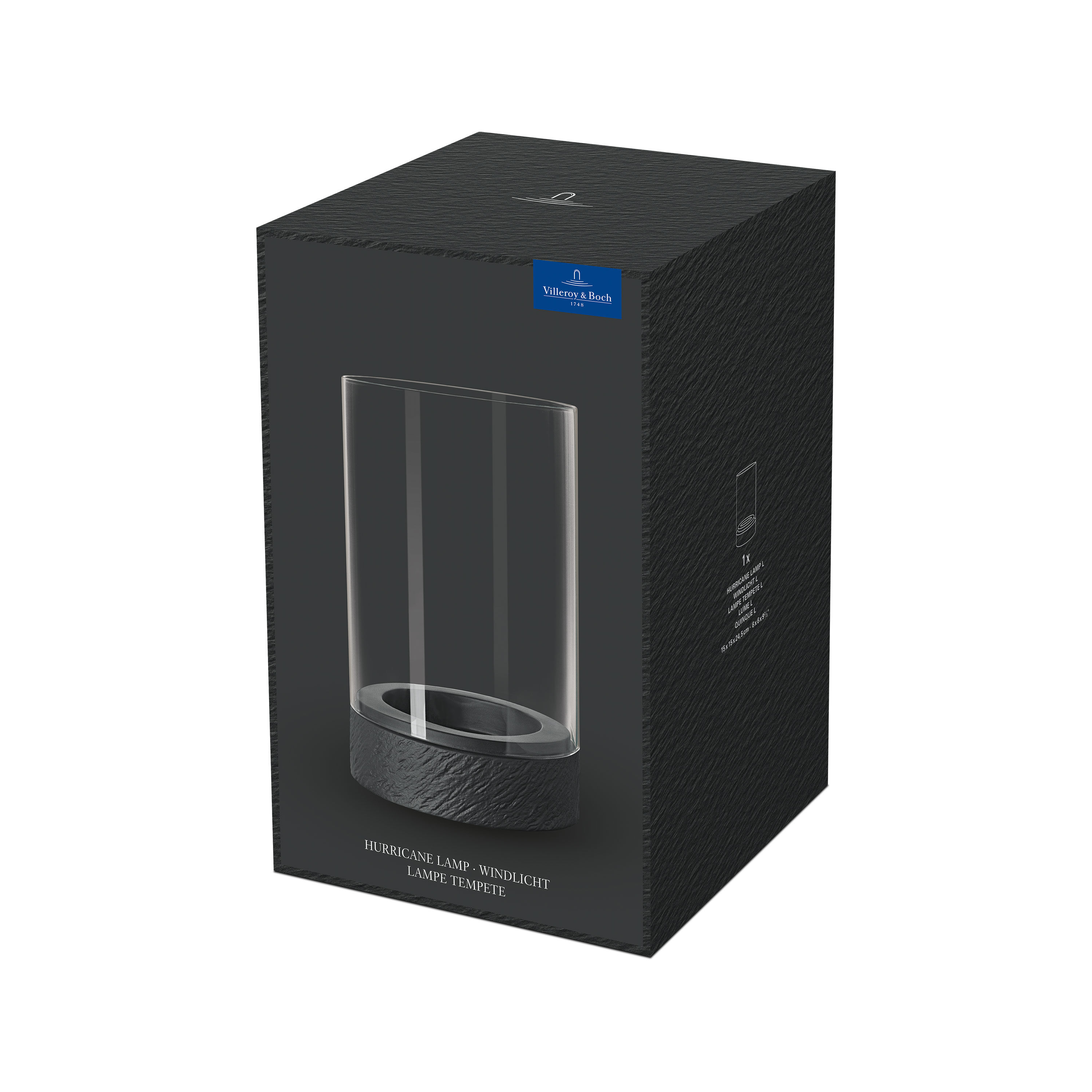 Manufacture Hurricane lamp Clear, 6'' x 9.7''