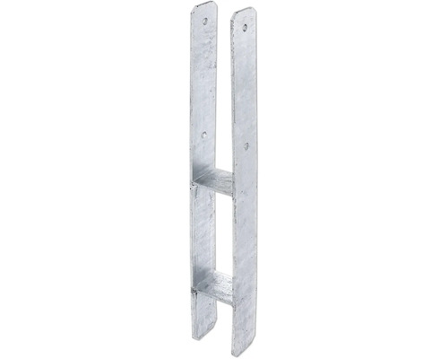 H-paalanker 71 x 300 x 600 mm, thermisch verzinkt, 1 stuk