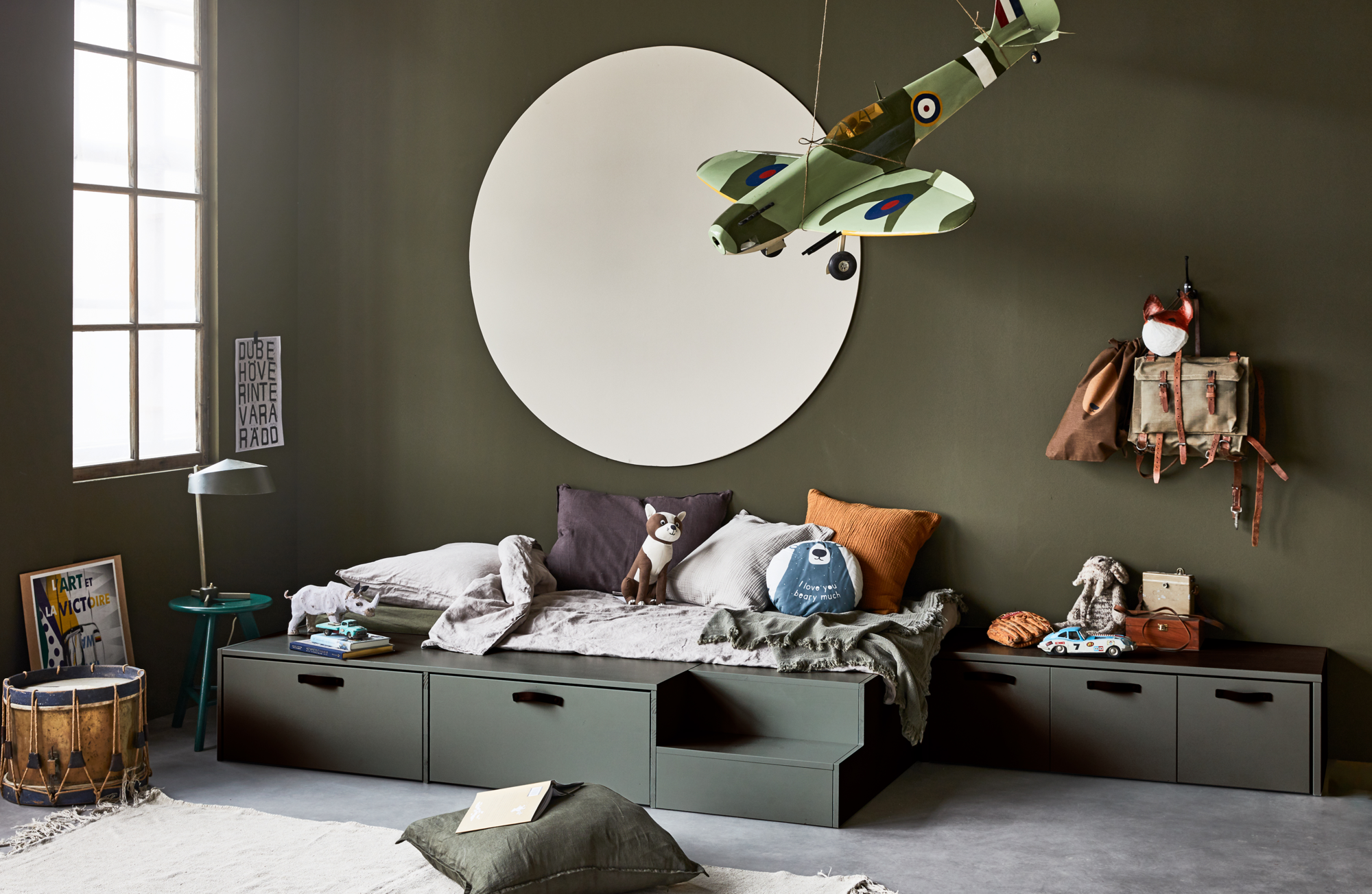 Stage kistbank grenen soap excl kussen [fsc]