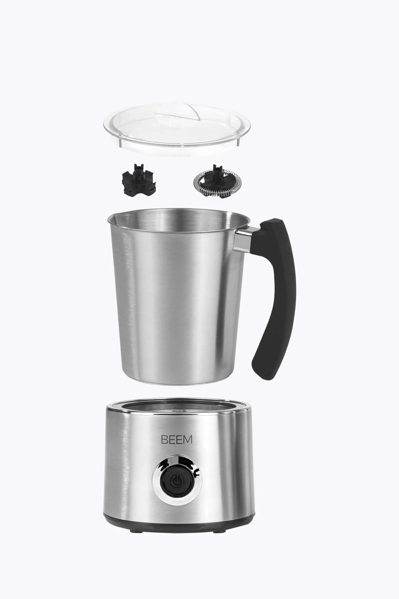 BEEM Milchaufschäumer Milk Swirl 230ml 650W Edelstahl/schwarz