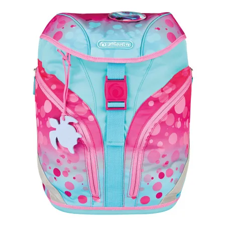 Herlitz Grundschulrucksack SoftLight Plus Greenline Pink Bubbles