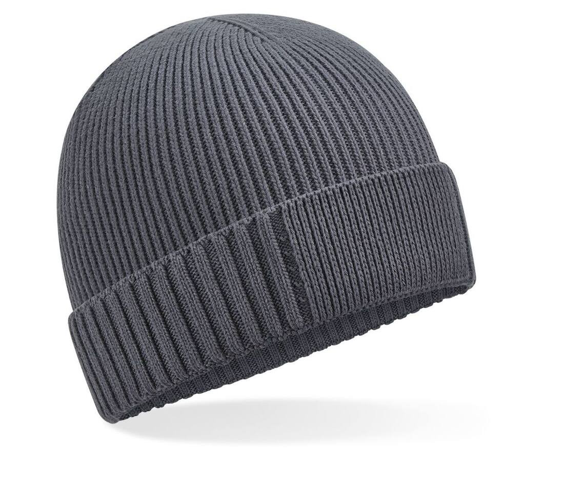 BEECHFIELD BF438N - Bonnet avec rabat en coton organique
