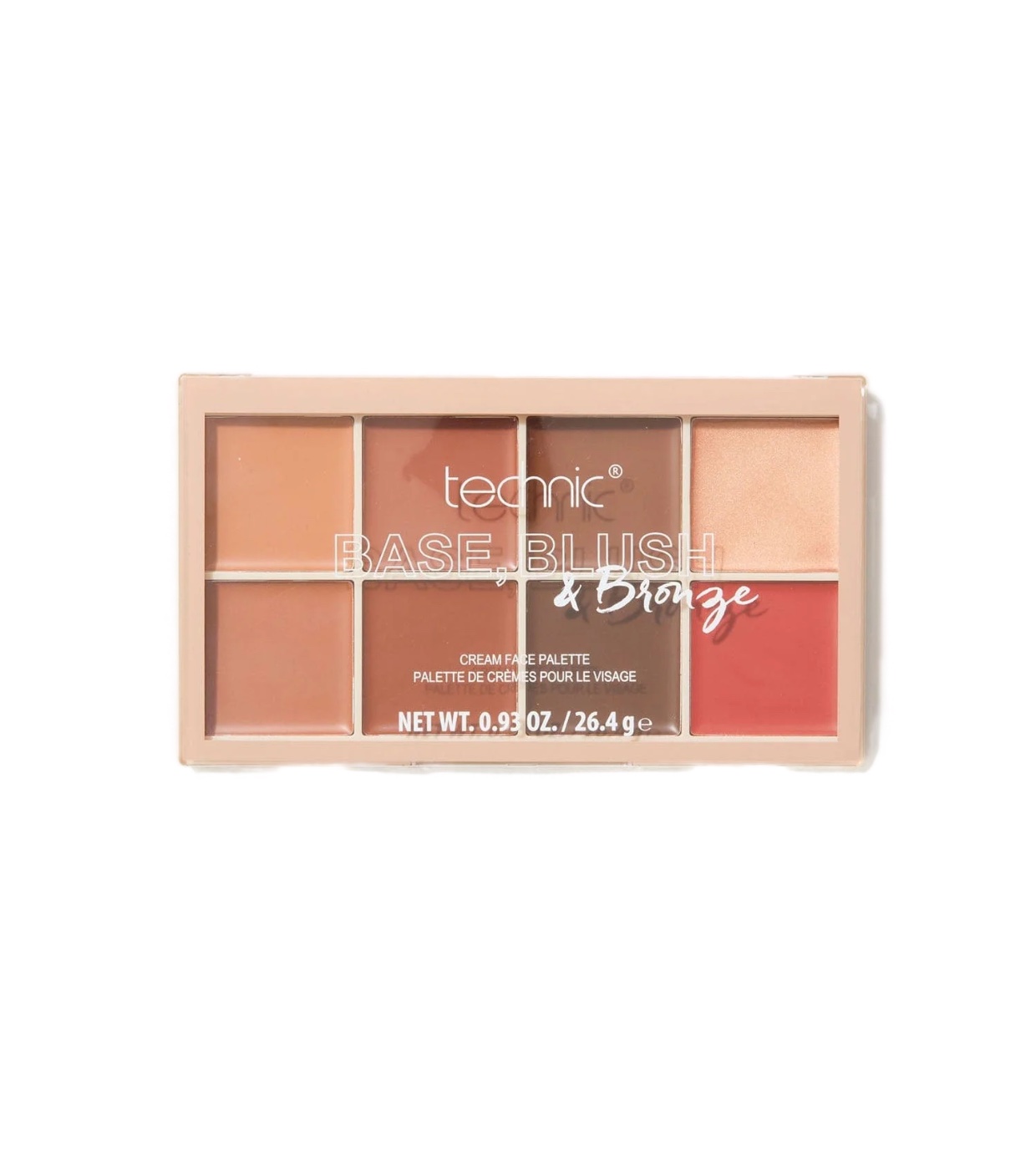 Technic Cosmetics - Paleta de cremes para o rosto, base, blush e bronzer - Dark