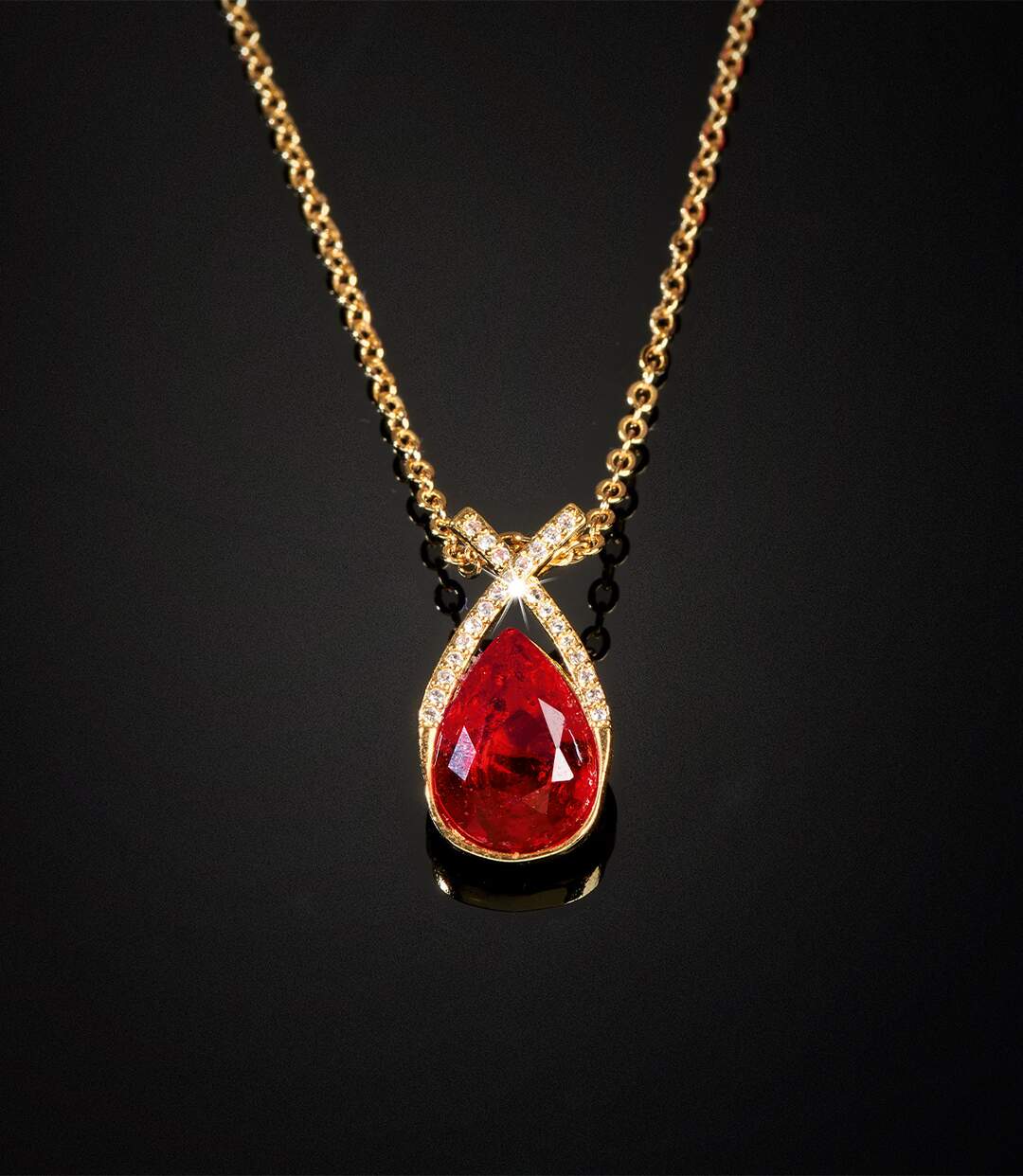 Collier Goutte de Cristal