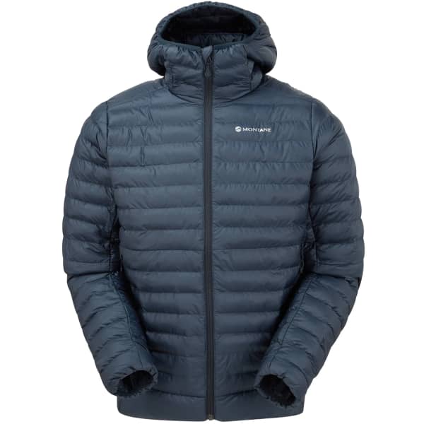 Doudoune randonnée MONTANE ICARUS HOODIE ECLIPSE BLUE