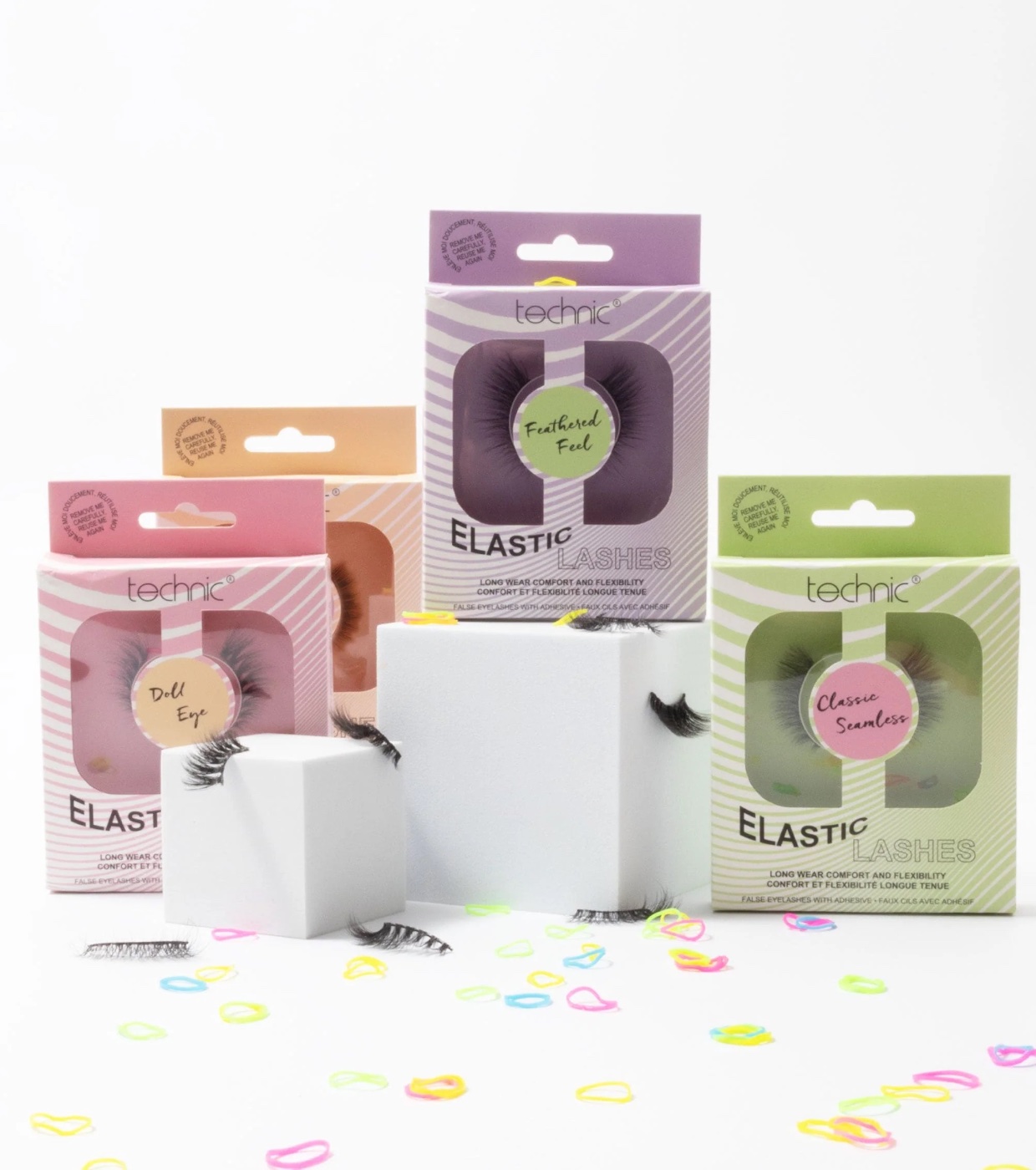 Technic Cosmetics - *Elastic Lashes* - Cílios postiços - Feathered Feel