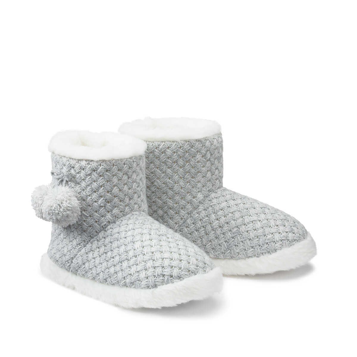 COLEÇÃO LA REDOUTE<br>Botas pantufa forradas em jérsei