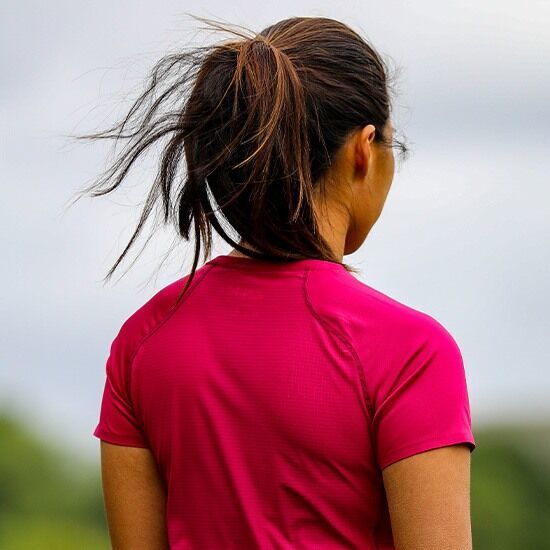 Inov-8 Base Hardloopshirt Korte Mouwen Roze Dames