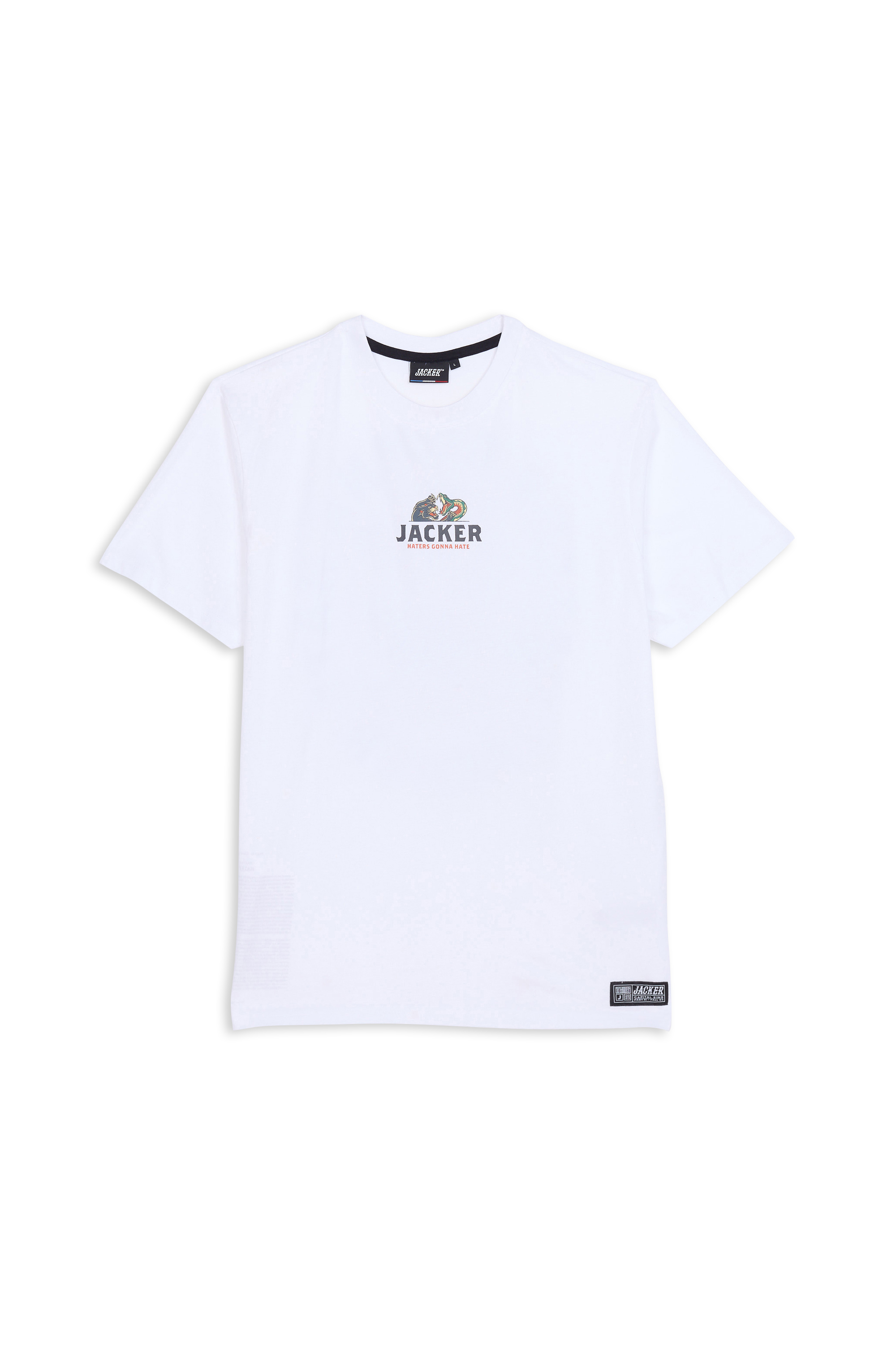 JACKER T-shirt  Haters Blanc