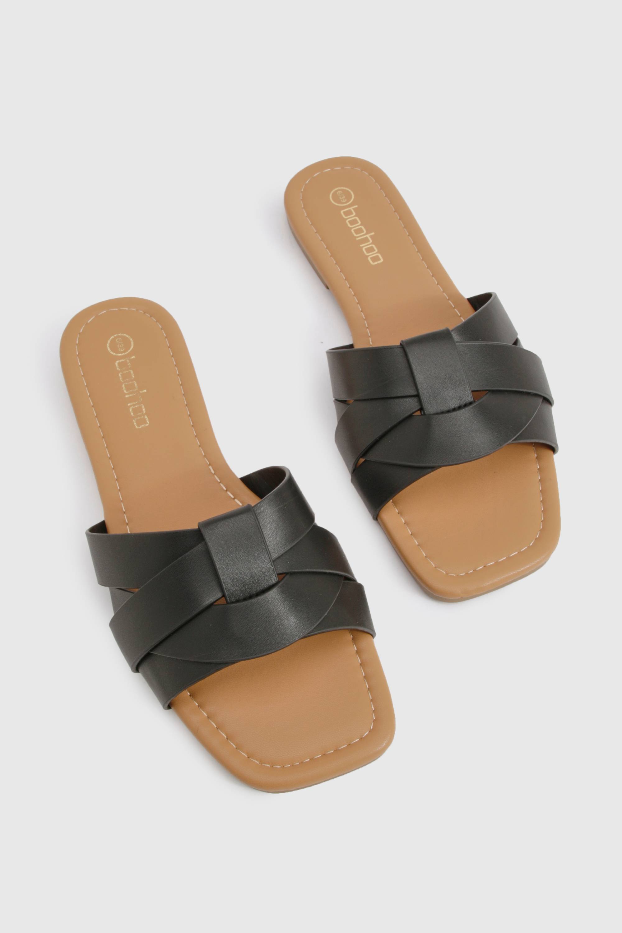 boohoo Sandales Mule Basique Tissées