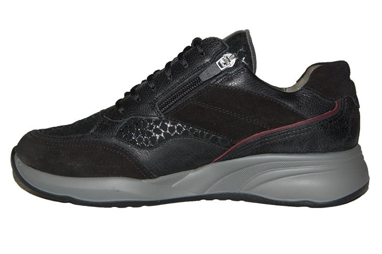 Durea 6308 wijdte H ZWART/BORDO