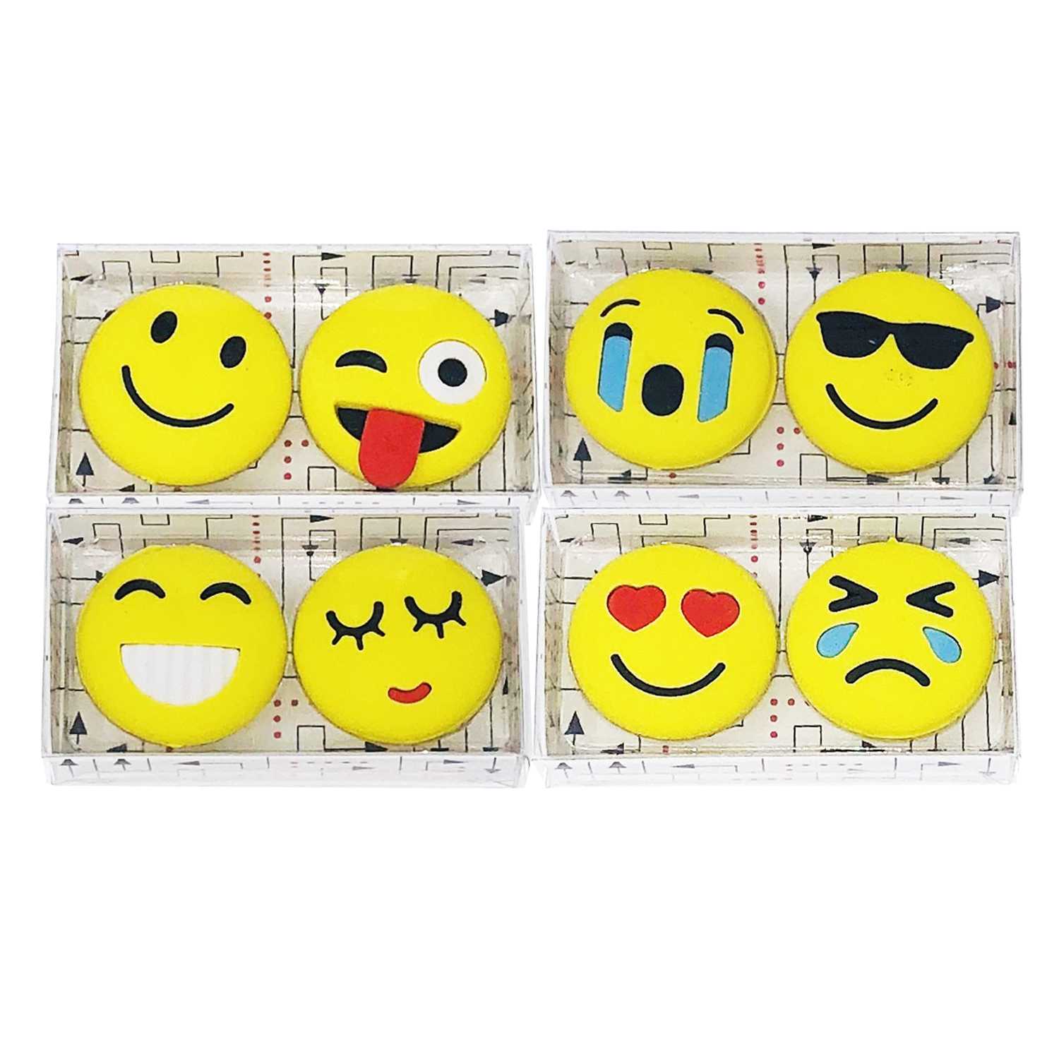 Trendhaus Radierer Smileys 2er 4fach