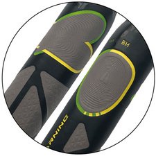 Raquette de badminton ELI Teen, noir/vert