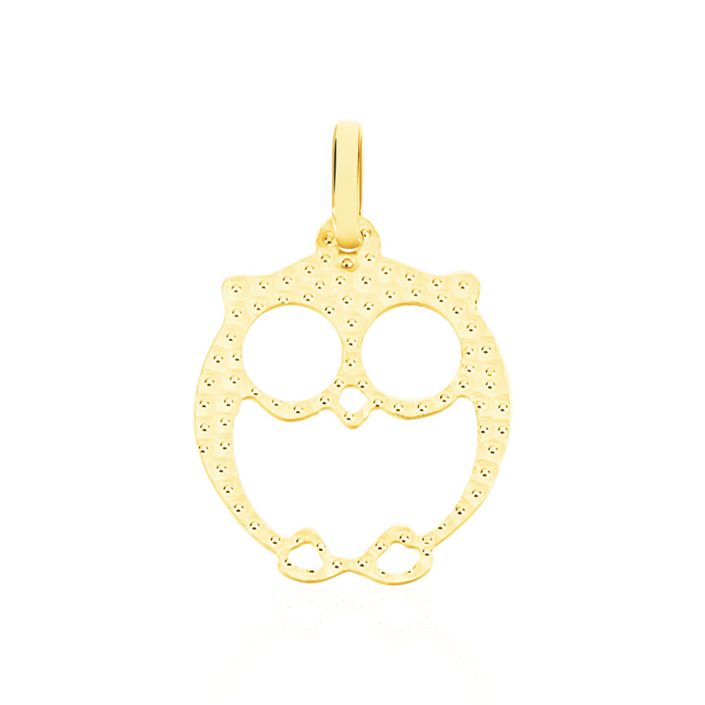 Pendentif Ilies Hibou Or Jaune