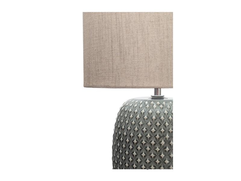 Pauleen Tischleuchte Pretty Classy 1x E27 Dunklelgrau/Beige Tischleuchte, Dunklelgrau/Beige