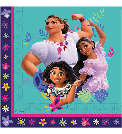 Decorata Party Servietten - 20er-Pack - 33 x 33 cm - Encanto