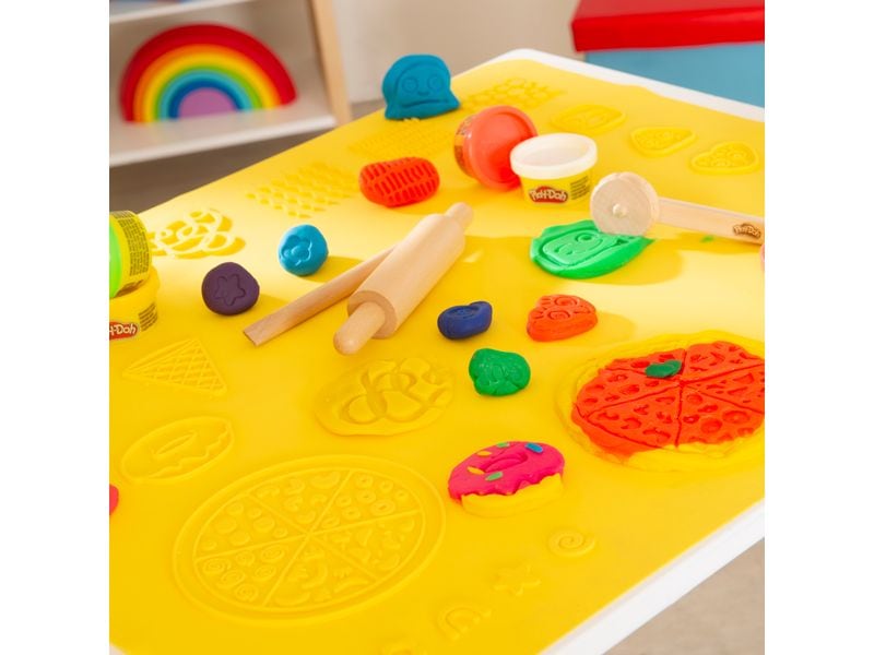 roba Spielset Play-Doh 50 cm x 55 cm Kreatives Spiel-Set mit Knetmasse