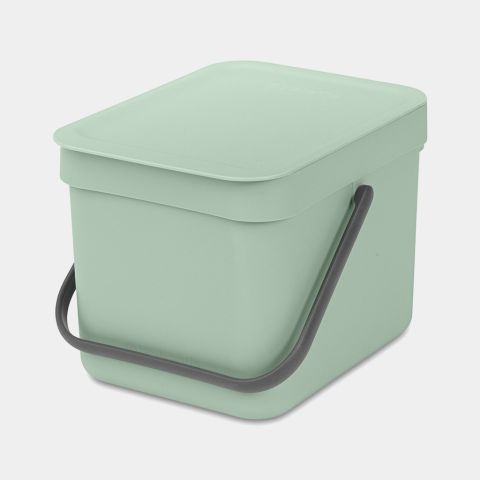 Sort & Go afvalemmer, 6 liter - Jade Green