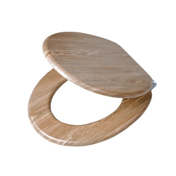 Tiger WC bril Steigerhout met Softclose