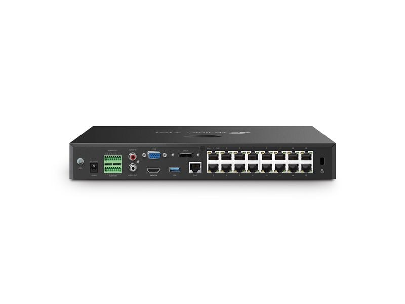 TP-Link Netzwerkrekorder   VIGI NVR2016H-16MP 0 TB, 16 Kana VIGI 16-Kanal PoE  Netzwerk-Videorekorder Integrierte 2 TB-Festplatte