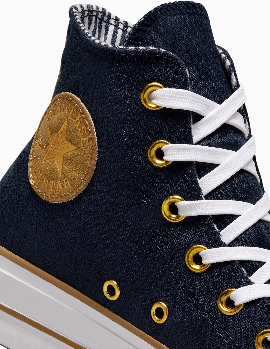 converse Sneakers Compensées Montantes Femme CTAS Lift Hi Obsidian