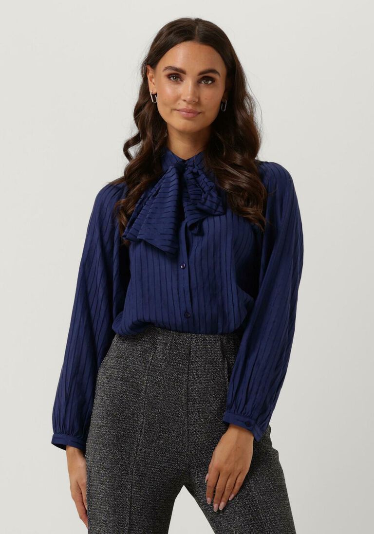 LOLLYS LAUNDRY donkerblauwe lollys laundry blouse ellie4 shirt
