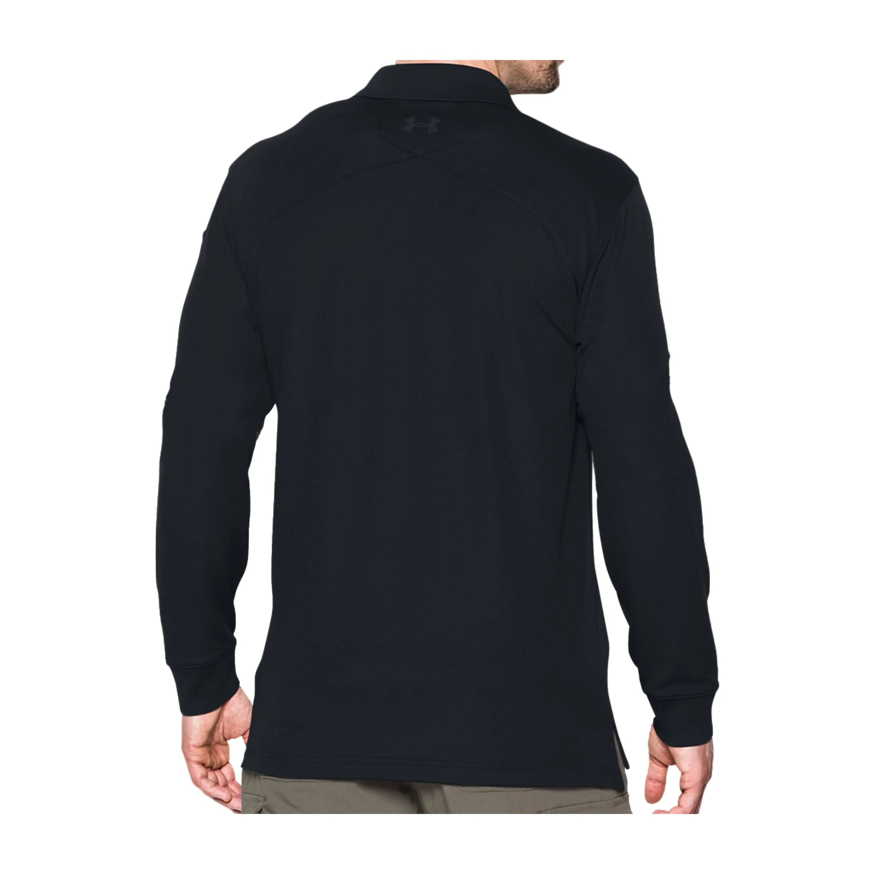 Under Armour -  Under Armour Longsleeve Polo Tac Performance LS schwarz