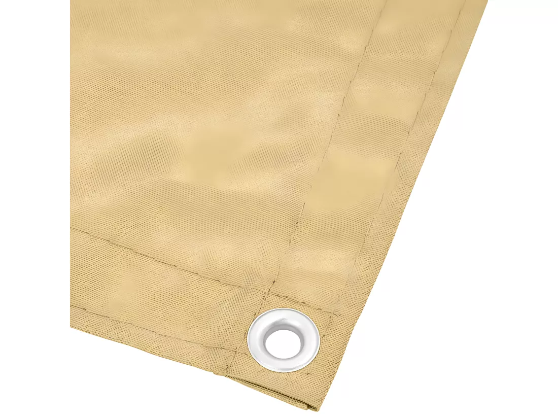 Écran de balcon sable 90x500 cm 100% polyester oxford