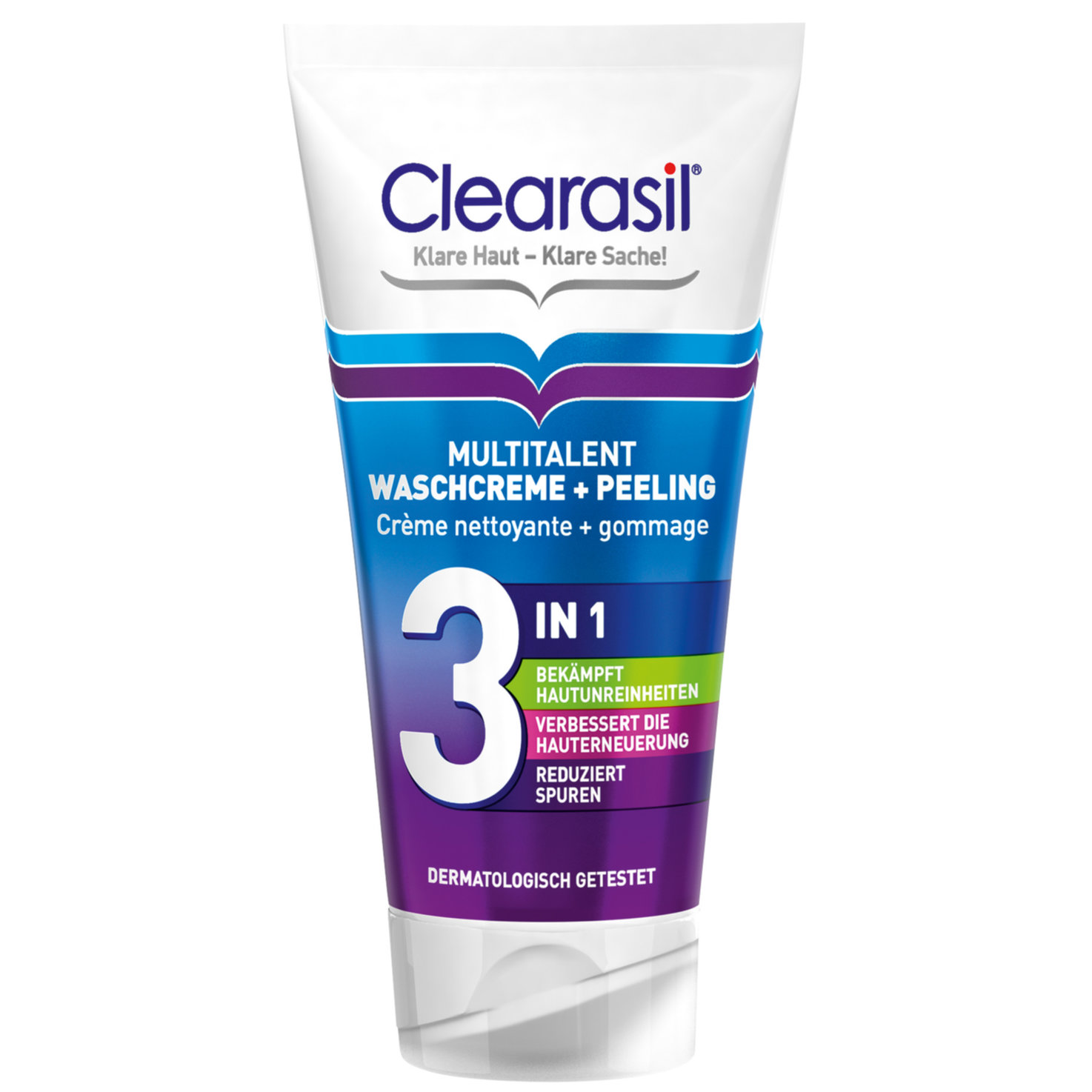 Clearasil Waschcrème & Peeling 3in1