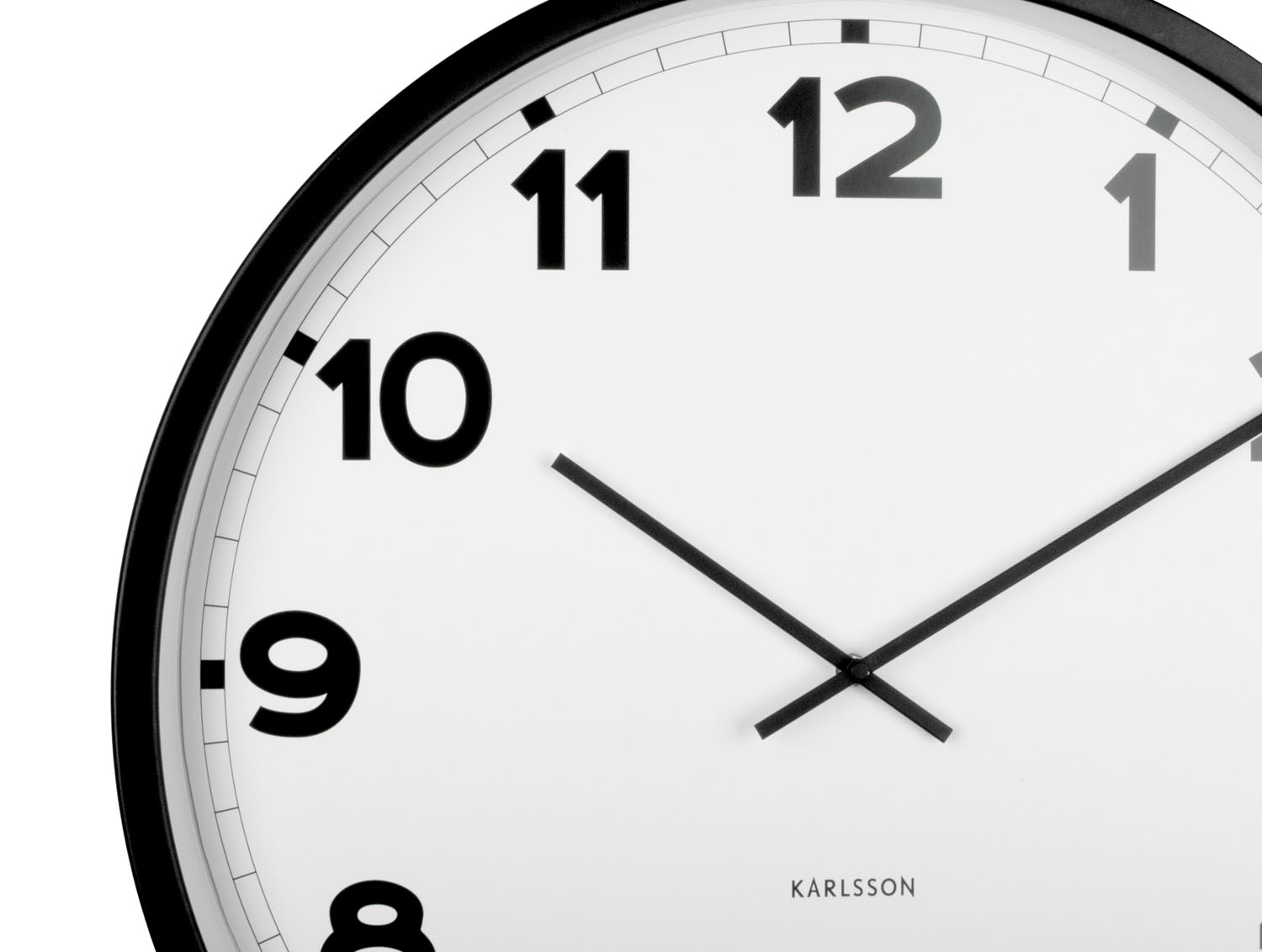 Wall clock New Classic large white