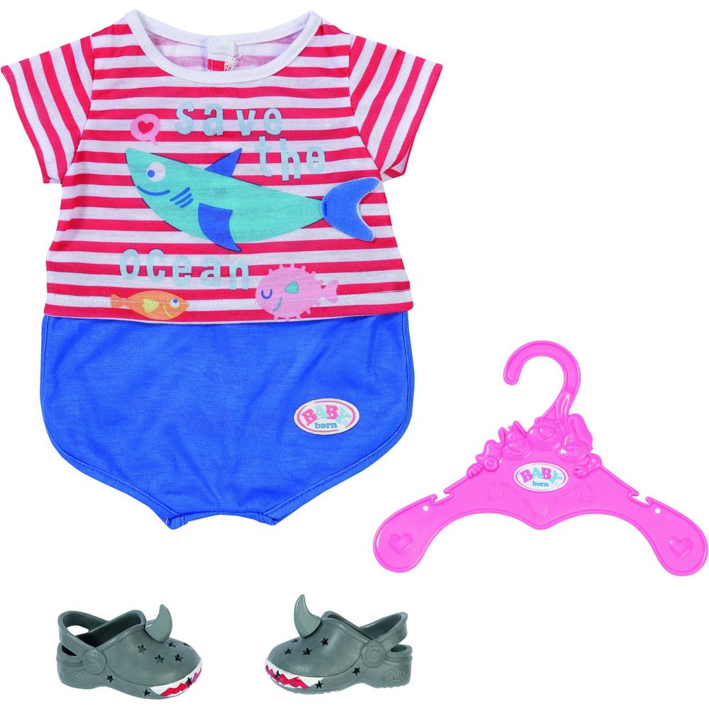 Køb BABY Born Bad Pyjamas m/Sko Blå 43 cm