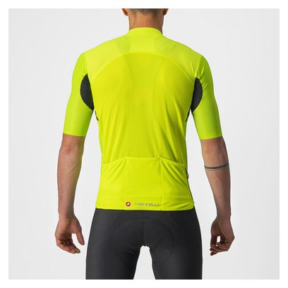 Maillot Manches Courtes Castelli Endurance Elite Jaune