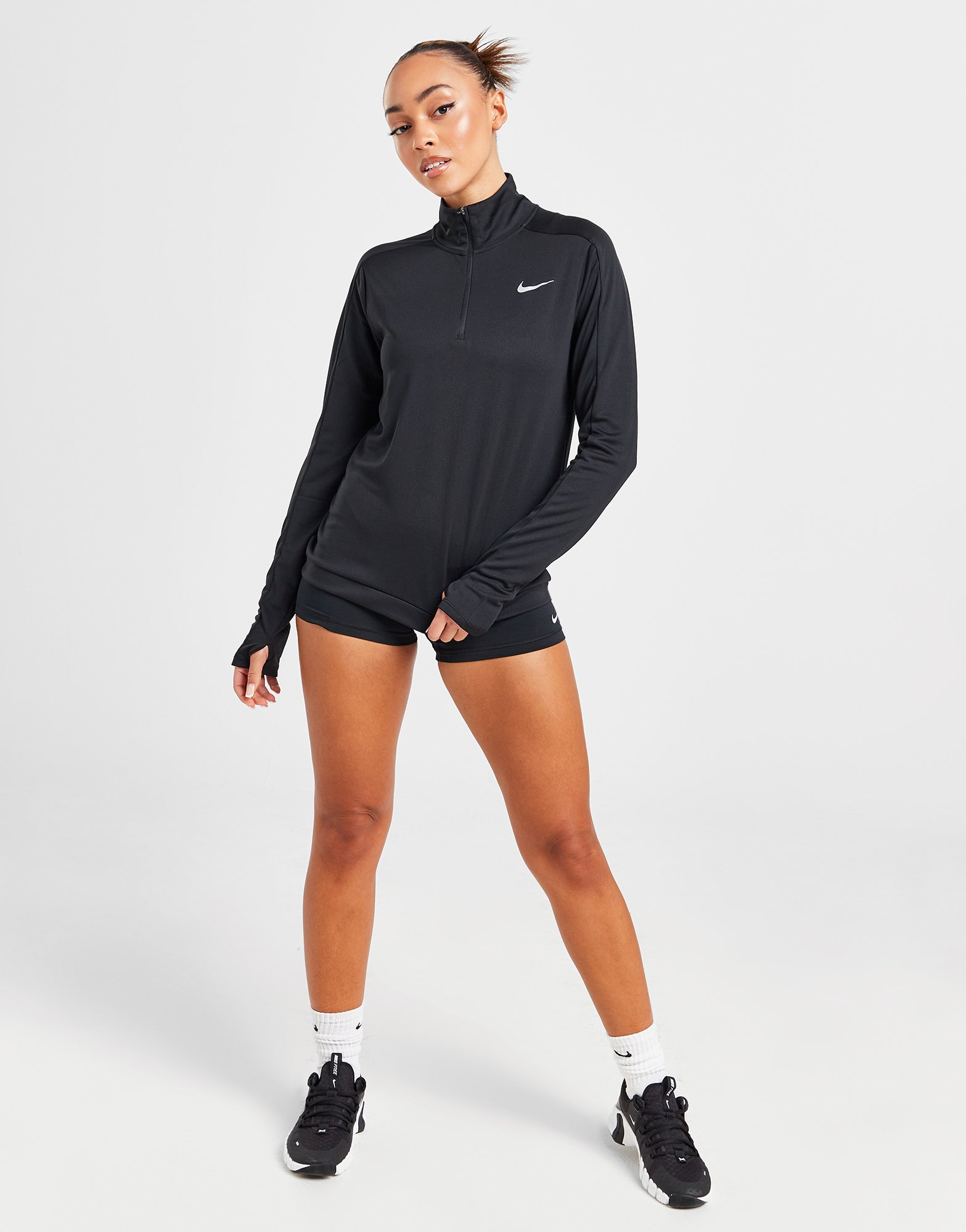 Nike Haut de survêtement zippé 1/4 Running Pacer Femme