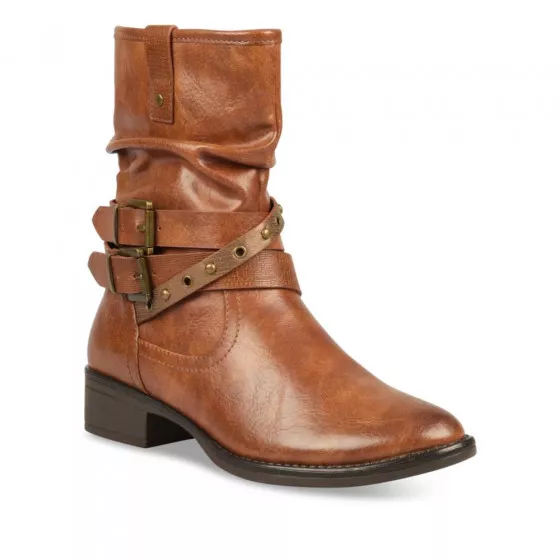 Bottines COGNAC MERRY SCOTT