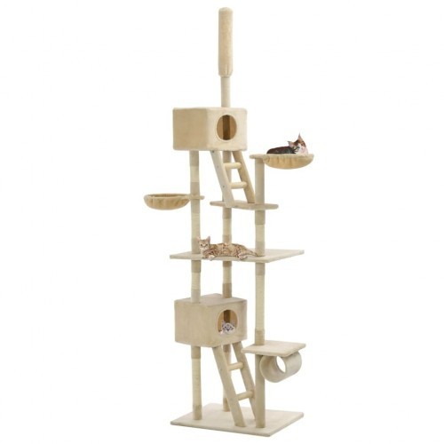 Arranhador bege para gatos