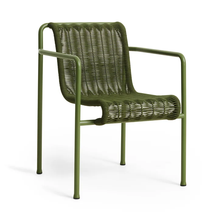 HAY - Palissade Cord Dining Armchair, olive